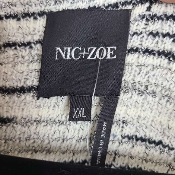 Nic + Zoe Marybeth Fringe Mix Tweed Jacket XXL - Picture 5 of 10